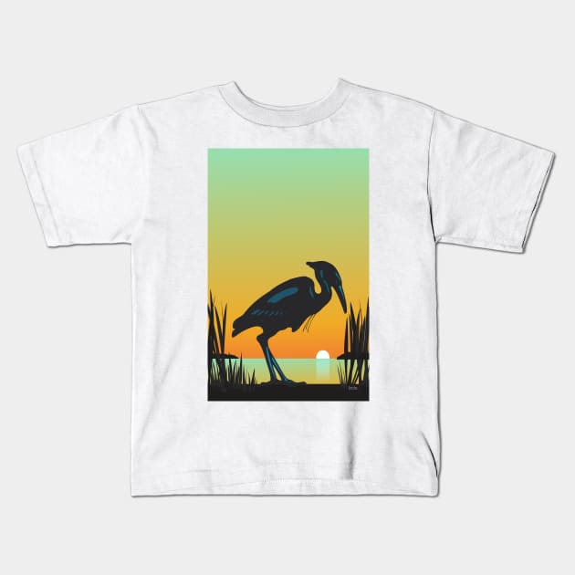 Florida Sunset Kids T-Shirt by TrevorIrvin